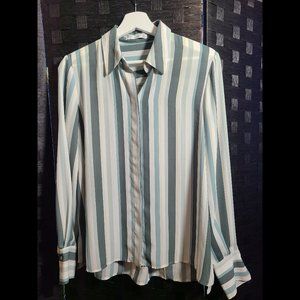 Mango Women Stripe Shirts US 4
